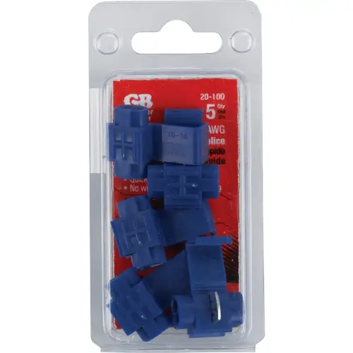 18 to 14 AWG Tap Splice - pack of 5 18 to 14 AWG Tap Splice - pack of 5