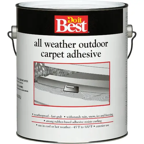 All Weather Outdoor Carpet Adhesive, 1 Gal. All Weather Outdoor Carpet Adhesive, 1 Gal.