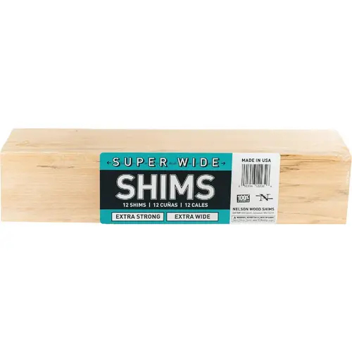 12 In. L. Super Wide Shims (12-Count)