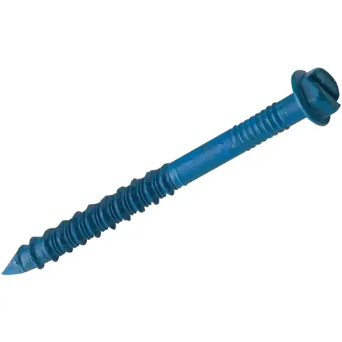 1/4 In. x 2-3/4 In. Slotted Hex Washer Concrete Screw Anchor (8 Ct.) 1/4 In. x 2-3/4 In. Slotted Hex Washer Concrete Screw Anchor (8 Ct.)