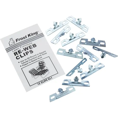 Outdoor Chair Webbing Clips - pack of 12