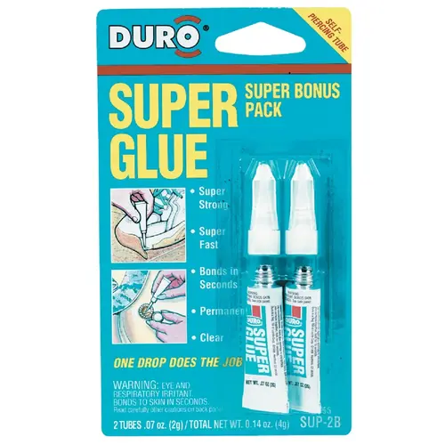 0.07 Oz. Liquid Super Glue - pack of 2 0.07 Oz. Liquid Super Glue - pack of 2