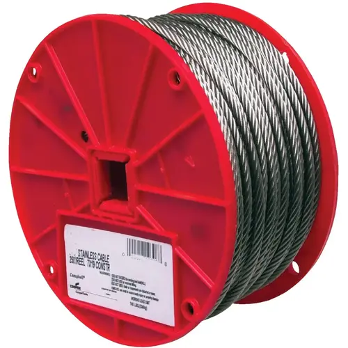3/16 In. x 250 Ft. Stainless Steel Wire Cable 3/16 In. x 250 Ft. Stainless Steel Wire Cable