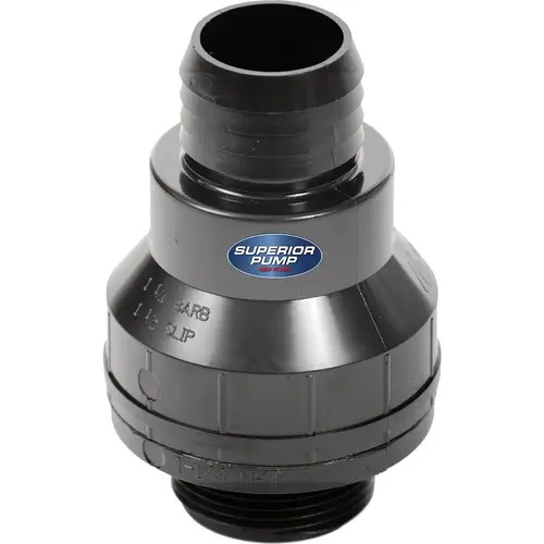 1-1/4 In. MPT x 1-1/4 In. Barb or 1-1/2 In. Slip ABS Check Valve