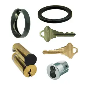 IML-LA P-SCH-FULL-MORT-10B KIT - Schlage FSIC Construction Core, Keys, Collar & Mortise Housing, Schlage L Cam, Keyed to Match Schlage Temp C 347594.