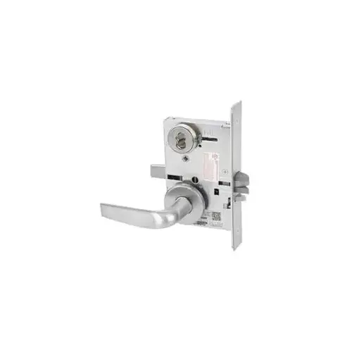 KIT - Classroom Intruder Mortise Lock, Citation Lever with A Rose Trim, Large Format IC 6-Pin Prep, Less IC Core, Satin Chrome 626/26D KIT - Classroom Intruder Mortise Lock, Citation Lever with A Rose Trim, Large Format IC 6-Pin Prep, Less IC Core, Satin Chrome 626/26D