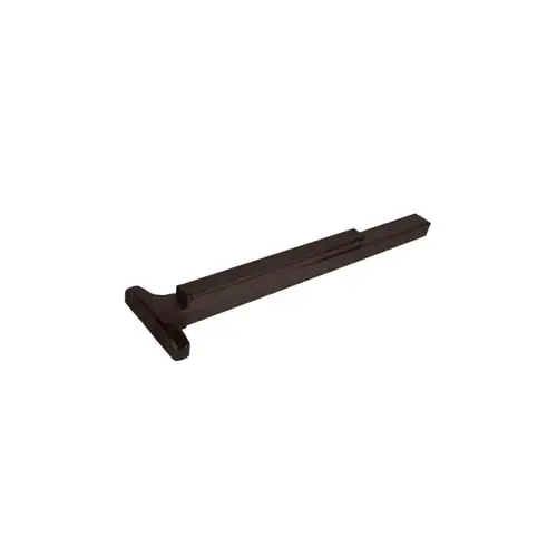 Narrow Stile Rim Exit Device, Hex Key Dogging, Grade 1, Dark Bronze, Clear Coated US10B/613E