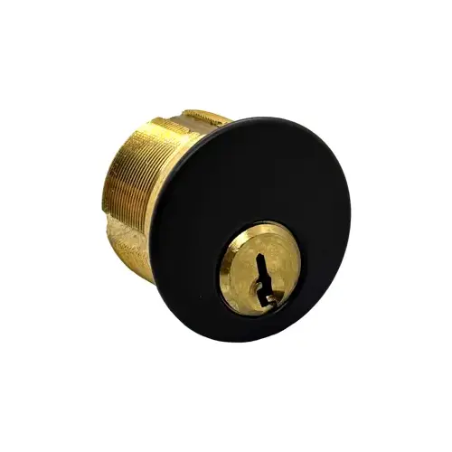 1-1/8" Mortise Cylinder, 5-Pin Drilled 6, Schlage C-K Keyway, Keyed Alike in Pairs, Standard Cam, 613/US10B Oil Rubbed Bronze 1-1/8" Mortise Cylinder, 5-Pin Drilled 6, Schlage C-K Keyway, Keyed Alike in Pairs, Standard Cam, 613/US10B Oil Rubbed Bronze