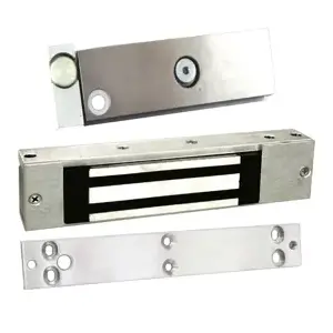 Dortronics 1107XEDR 1100 Series Electromagnetic Lock, 600 LB Holding Force Delayed Egress, 12/24 VDC, Attempted Egress Switch and Door Switch with Armature Mounting Assembly