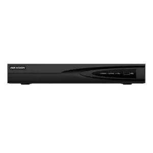 HIKVISION DS-7604NI-Q1/4P-2TB Plug and Play NVR with PoE, 4-Channel, 4K Resolution, Self-Adaptive Network Interface, H.265+ Encoding, Hik-Connect, DDNS, 2TB HDD, 48VDC, CE, FCC, Hikvision Black