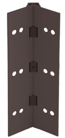 IVES 112HD 95IN 710 EPT STD LOCATION Electrical Power Transfer Prep, Full Mortise Heavy Duty Geared Continuous Hinge, No Door Inset, Flush Mount, 95", Up to 450lbs, 42" From Top to Centerline of EPT Prep, 710/313AN Dark Bronze Anodized
