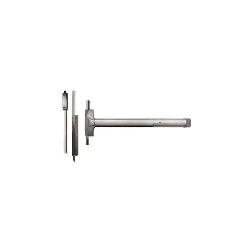 Tornado Rated, High Security SVR Surface Vertical Rod Exit Device, Exit Only, No Trim, 48" x 84", Hex Dogging, Grade 1, Advantex Series, 630/US32D Stainless Steel Tornado Rated, High Security SVR Surface Vertical Rod Exit Device, Exit Only, No Trim, 48" x 84", Hex Dogging, Grade 1, Advantex Series, 630/US32D Stainless Steel