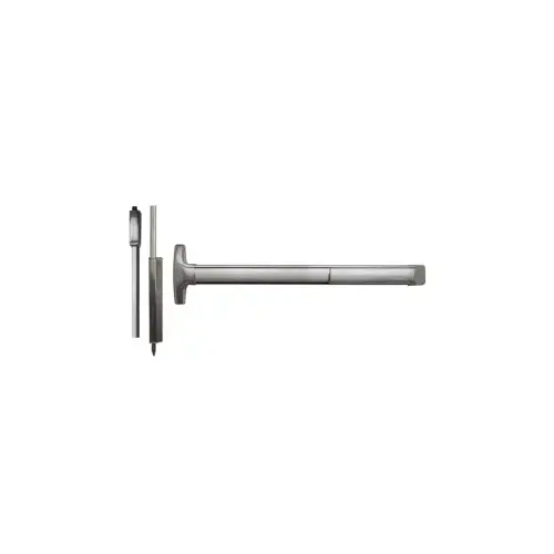 Fire Rated, SVR Surface Vertical Rod Exit Device, Exit Only, No Trim, 48" x 84", No Dogging, Grade 1, Advantex Series, 630/US32D Stainless Steel Fire Rated, SVR Surface Vertical Rod Exit Device, Exit Only, No Trim, 48" x 84", No Dogging, Grade 1, Advantex Series, 630/US32D Stainless Steel