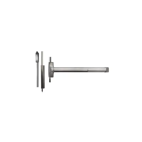 Fire Rated, High Security SVR Surface Vertical Rod Exit Device, Exit Only, No Trim, 36" x 84", No Dogging, Grade 1, Advantex Series, 630/US32D Stainless Steel Fire Rated, High Security SVR Surface Vertical Rod Exit Device, Exit Only, No Trim, 36" x 84", No Dogging, Grade 1, Advantex Series, 630/US32D Stainless Steel
