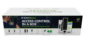 Inox AX-B30W-SC1-P13-D2-SV Reader Controller Retrofit Kit, Cylindrical Strike, Gateway, DPS, E--Keys, Black