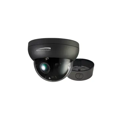 Intensifier T Vandal Dome Camera with Junction Box, HD-TVI, 2MP, 1920 x 1080 Resolution, 2.8-12mm Varifocal Lens, True WDR, Intensifier Low-Light, Built-in Heater, Anti-Fog, OSD, UTC, 12-24VDC, IP67, RoHS, FCC, Dark Gray