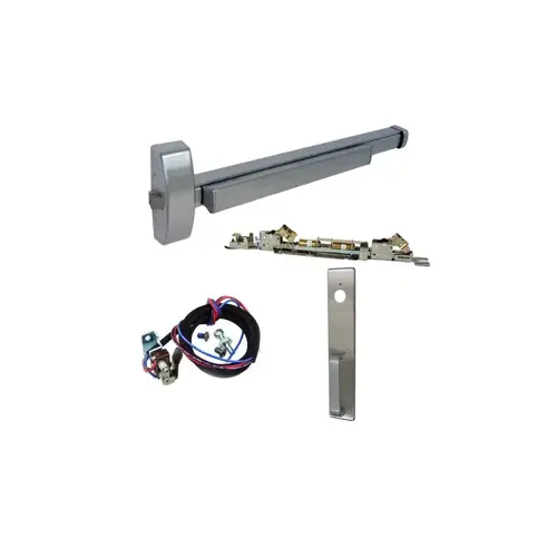 KIT - Rim Exit Device, Electric Latch Retraction, Touchbar Monitoring Switch TS (Request to Exit), Nightlatch Trim - Pull Handle x Plate, Less Rim Cylinder for Trim, 36", Grade 1, 630/US32D Stainless Steel KIT - Rim Exit Device, Electric Latch Retraction, Touchbar Monitoring Switch TS (Request to Exit), Nightlatch Trim - Pull Handle x Plate, Less Rim Cylinder for Trim, 36", Grade 1, 630/US32D Stainless Steel