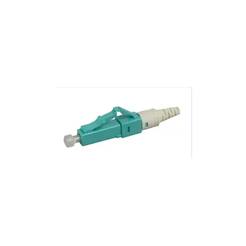 LC (Lucent Connector) PC Reusable Fiber Connector Kits, Field Installable, Multi-Mode, 50/125 LOMF, Aqua Housing, Aqua