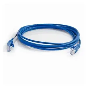 Ortronics 576-RD10-005 5 ft. Q-Series 28AWG Category 6 Patch Cable, Booted, Blue