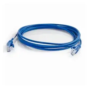 Ortronics 576-RD10-007 5 ft. Q-Series 28AWG Category 6 Patch Cable, Booted, Blue