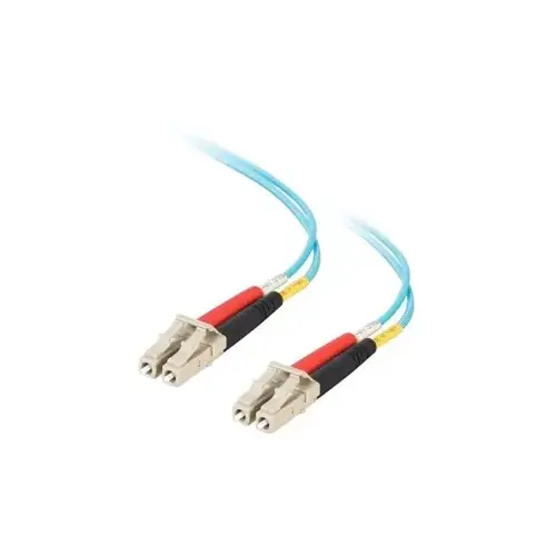 2 Meter LC to SC (Lucent Connector to Standard Connector) Fiber Optic Duplex Jumper Cable, OM3, 10GB, 50 Micrometer Fiber, PVC, Aqua 2 Meter LC to SC (Lucent Connector to Standard Connector) Fiber Optic Duplex Jumper Cable, OM3, 10GB, 50 Micrometer Fiber, PVC, Aqua