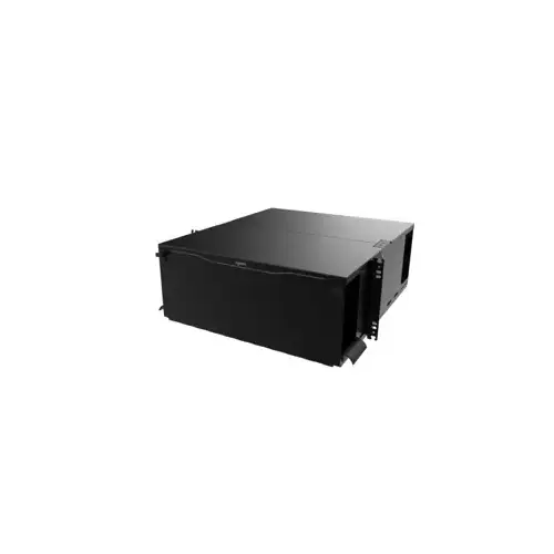 Q-Series 12 Panel Rack Mount Fiber Enclosure, 4 Unit Rack Space, Standard Density, Black, Accepts Cassettes, Panels, Splice Cassettes Q-Series 12 Panel Rack Mount Fiber Enclosure, 4 Unit Rack Space, Standard Density, Black, Accepts Cassettes, Panels, Splice Cassettes