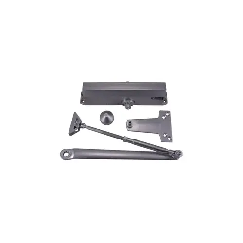 Door Closer Adjustable Spring Heavy Duty, 689/US28 Aluminum Powder Coat