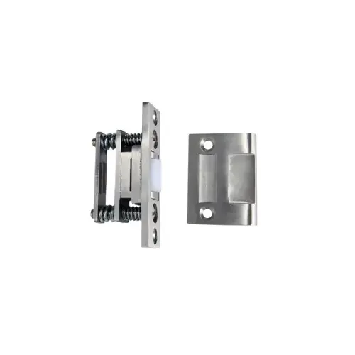 Roller Latch 5/16" Max Projection and Cast Strike, 630/US32D Satin Stainless Steel