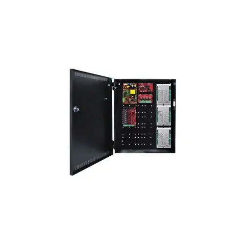 Power Supply System, 6 Door Integrated Keyless and Mobile Access, Salto DV E2 75W, 2A/12V and 2A/24V , 8 Lock and 8 Aux Outputs, Three Salto Plates Power Supply System, 6 Door Integrated Keyless and Mobile Access, Salto DV E2 75W, 2A/12V and 2A/24V , 8 Lock and 8 Aux Outputs, Three Salto Plates