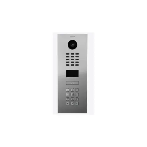 D21DKV IP Video Door Station, Stainless Steel V2A, Brushed, Surface & Flush Mount Possible, Housings Sold Separately, LAN Connection (PoE Capable), 2-Way Audio, Ultra-Wide Angle Lens, 720p, Night Vision, 12 IR LEDs, 4D Motion Sensor, RFID Reader, Keypad. D21DKV IP Video Door Station, Stainless Steel V2A, Brushed, Surface & Flush Mount Possible, Housings Sold Separately, LAN Connection (PoE Capable), 2-Way Audio, Ultra-Wide Angle Lens, 720p, Night Vision, 12 IR LEDs, 4D Motion Sensor, RFID Reader, Keypad.