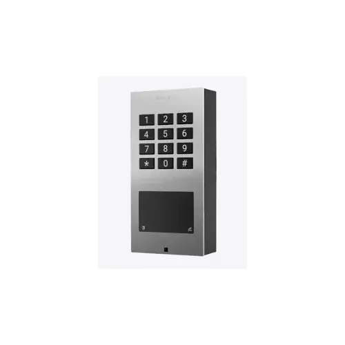 A1121 Surface Mount IP Access Control Device, Stainless Steel V2A, Brushed, Housing Included, Wi-Fi/ LAN Connection (PoE Capable), Keypad, 125kHz and 13.56 MHz RFID Reader, Tamper Sensor, Wiegand Interface, 2 Freely Configurable Bistable Switching Relays