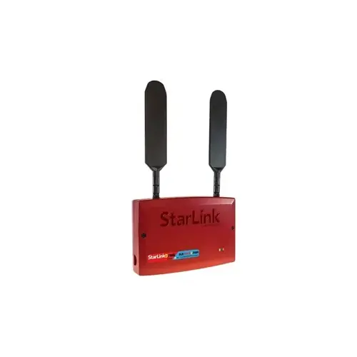 StarLink MAX2 Commercial Dual Path Fire IP / Cellular Alarm Communicator (Verizon, AT&T), Locking Metal Enclosure with Power Supply, Red StarLink MAX2 Commercial Dual Path Fire IP / Cellular Alarm Communicator (Verizon, AT&T), Locking Metal Enclosure with Power Supply, Red