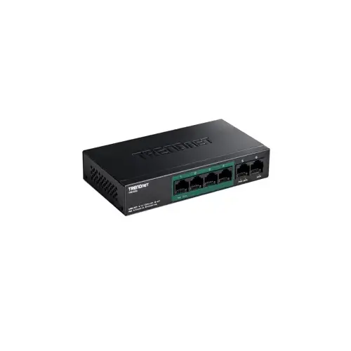 6-Port Fast Ethernet PoE+ Switch