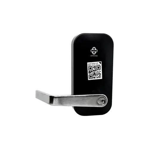 Bluetooth Mobile Access Cylindrical Lock, Augusta Lever, 6-Pin Para Keyway (1803-54L), 2-3/4" Backset, Grade 1, (4 AA Batteries), 626/US26D Satin Chrome