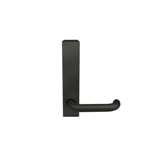 Lever Trim for 3790 Rim Latching Device, LHRB (for Right Hand Swing Out), Passage (Always Active), Black Anodized Aluminum Lever Trim for 3790 Rim Latching Device, LHRB (for Right Hand Swing Out), Passage (Always Active), Black Anodized Aluminum
