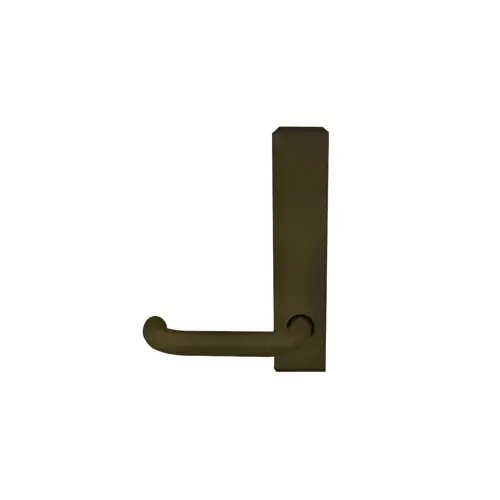 Lever Trim for 3690 Concealed Vertical Rod Device, RHRB (for Left Hand Swing Out), Passage (Always Active), Dark Bronze Anodized Aluminum