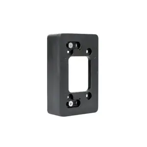 GTS Innovative AC-KPM-P Plastic Single Gang Multi-Mount Box, Black