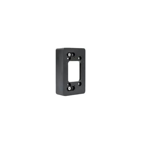 Plastic Single Gang Multi-Mount Box, Black