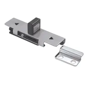 RBA ROBERT BROOKE & ASSOCIATES 9A0106 Slide Bolt Latch and Keeper SS Toilet Partition Lock