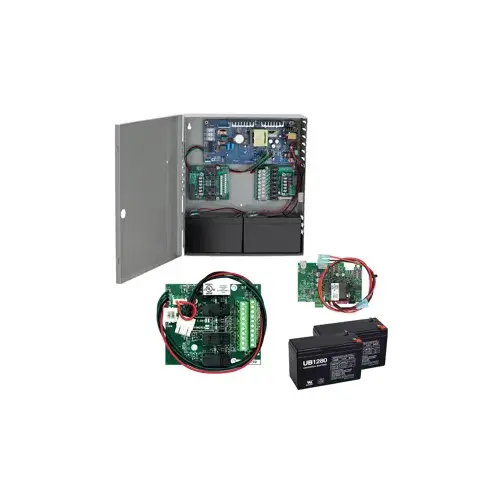 KIT - 4 Amp Power Supply, 4 Relay Option Board, Battery Backup Kit, 12/24VDC Field Selectable.