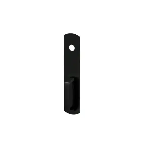 Nightlatch Trim, Pull Handle on Plate for 78 Series Rim and Vertical Rod Exits, 622/US19 Matte Black Nightlatch Trim, Pull Handle on Plate for 78 Series Rim and Vertical Rod Exits, 622/US19 Matte Black