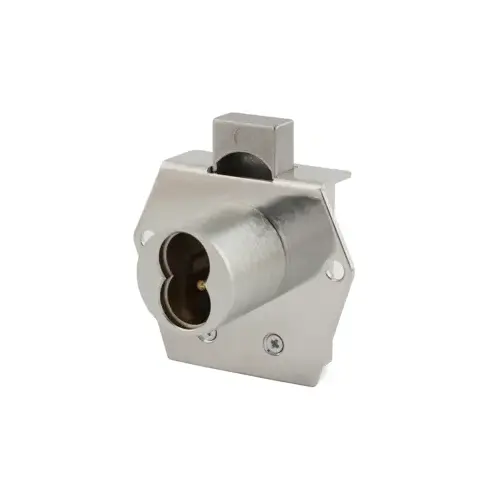 SFIC 1-1/16" Deadbolt Vertical Drawer Lock, Small Format IC Prep, Less Core, 1-1/8" Barrel Diameter, Grade 1, 625/US26 Bright Chrome SFIC 1-1/16" Deadbolt Vertical Drawer Lock, Small Format IC Prep, Less Core, 1-1/8" Barrel Diameter, Grade 1, 625/US26 Bright Chrome
