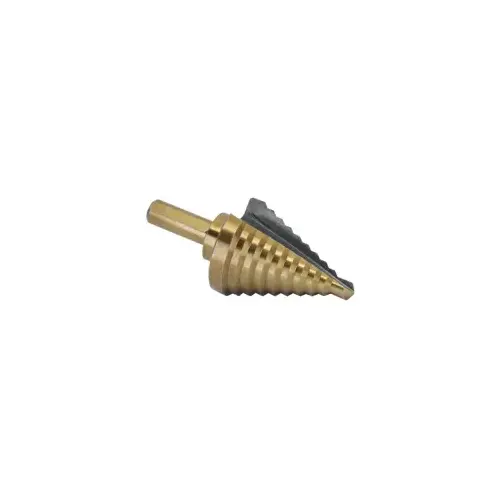 #5 HSS Black & Gold Step Drill Bit (1/4" - 1-3/8" by 1/8") #5 HSS Black & Gold Step Drill Bit (1/4" - 1-3/8" by 1/8")