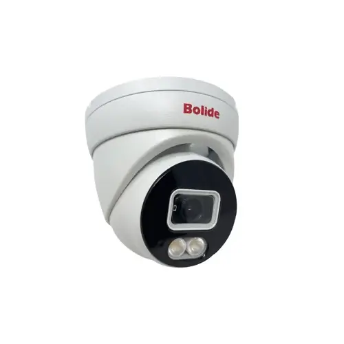 H.265 5MP 2.8mm Fixed Lens IP67 Full Color Camera, Color at Night Warm Light Up to 82 Feet, Built-in Microphone PoE, 12VDC, iPac AI Enabled with Facial Recognition System, NDAA Compliant