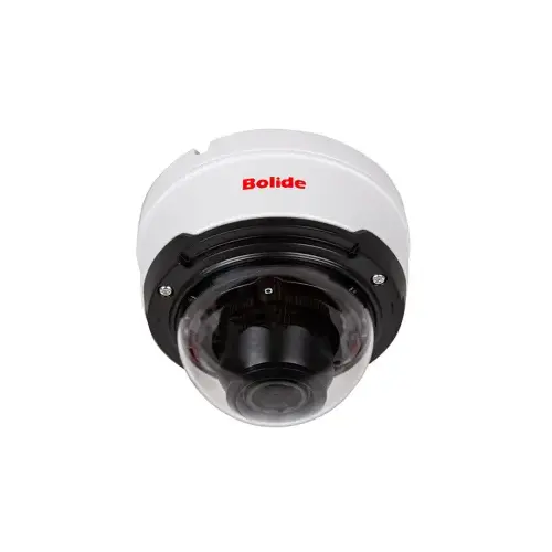 H.265 5MP 2.7-13.5mm Motorized Lens Varifocal IP67 IK10 IR Vandal-Proof Dome Camera, PoE, 12VDC, SD Card Slot, Audio in/Out, Alarm in/Out, IR Up to 90ft, iPac AI Enabled with Facial Recognition, NDAA Compliant