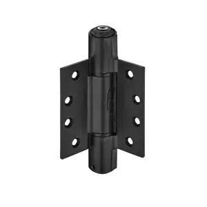 Waterson Corp K51M-400-B3-US19 ADA Self Closing Soft Close Door Hinge, 4.0" x 4.0", Apply for Door Openings Less Than/Equal to 120 Degrees, Fully Adjustable Closing Force, Interior Use Only, 622/US19 Flat Black