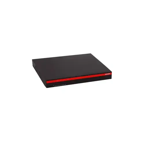 16-Channel 4K H.265 NVR with 16-Port Built-in PoE, Supports Up to 4K Cameras, 112 Mbps Throughout, 4K Output, HDMI, VGA, BNC Spot Output, 2 Hard Drive Bays Up to 12TB Each Bay, 24TB Max, NDAA Compliant, iPac AI Enabled