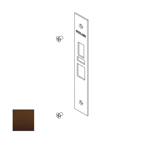 Armor Front, L Series, Latch x Auxiliary Latch, x Deadbolt, Aged Bronze Armor Front, L Series, Latch x Auxiliary Latch, x Deadbolt, Aged Bronze