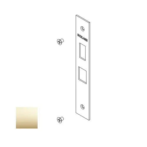 Armor Front with Screws for L9056, L9065, L9066, L9073 Satin Brass Finish pack of 10 Armor Front with Screws for L9056, L9065, L9066, L9073 Satin Brass Finish pack of 10