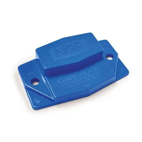 Gapguard Plastic Gap Gauge 3" x 2-1/2" x 3/8" Blue Finish